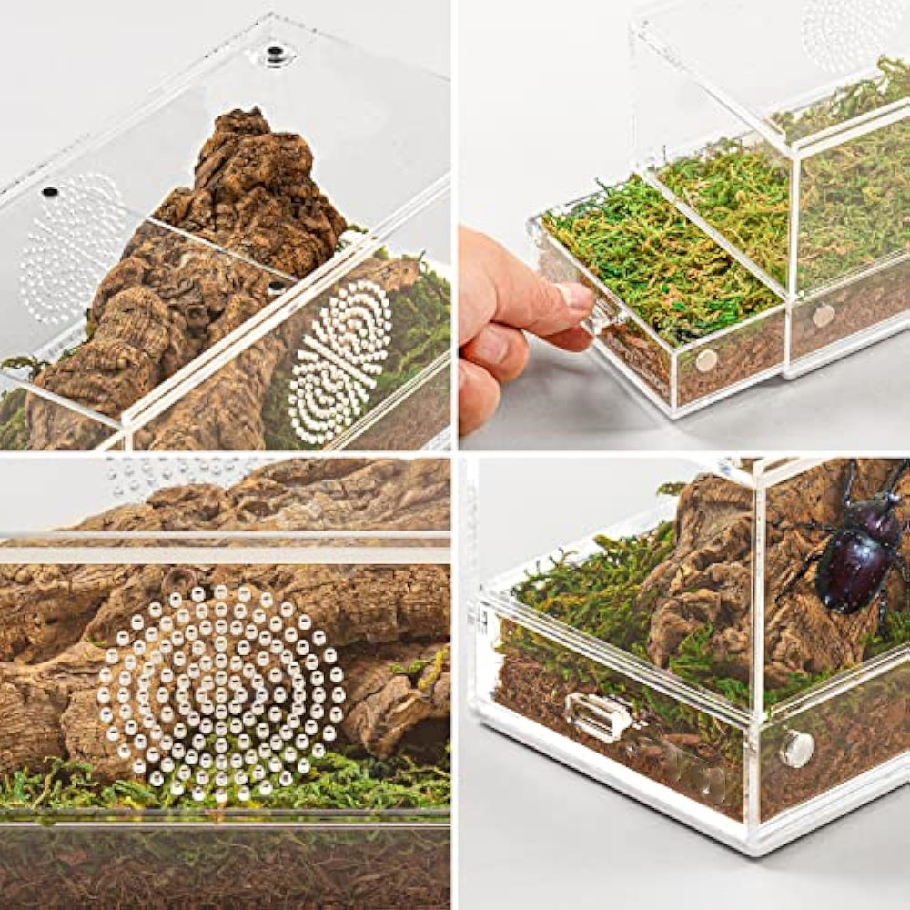 Magnetic Acrylic Reptile Terrarium  第5张
