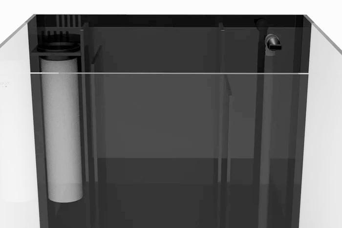 15 gallon Ultra-clear Nano Marine Peninsula Reef Aquarium Tank with Filtration and Pump 第5张-Jorbangpet